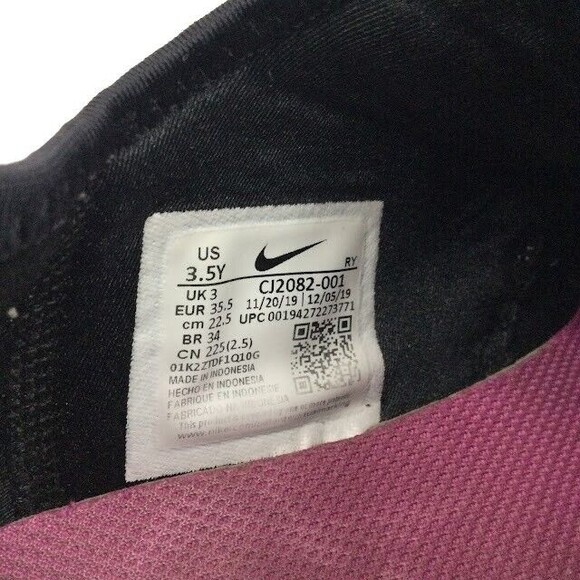 Nike Flex Runner-Fable of Turtle & Hare-Girl's Sz 3.5-Colorful Shoes- CJ2082-001 - Picture 8 of 8